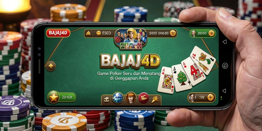 Tampilan menarik dari gameplay Poker di BAJAJ4D.