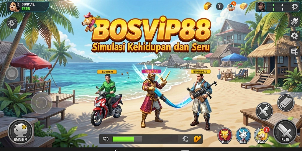 Tampilan Screenshot Gameplay BOSVIP88 yang Menyenangkan dan Interaktif