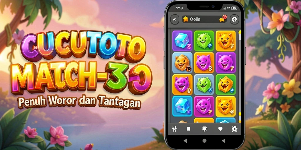 Tampilan gameplay CUCUTOTO yang menarik dan penuh warna.