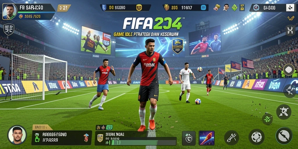 Tangkapan layar FIFA234 yang menunjukkan aksi gameplay Idle yang menarik.