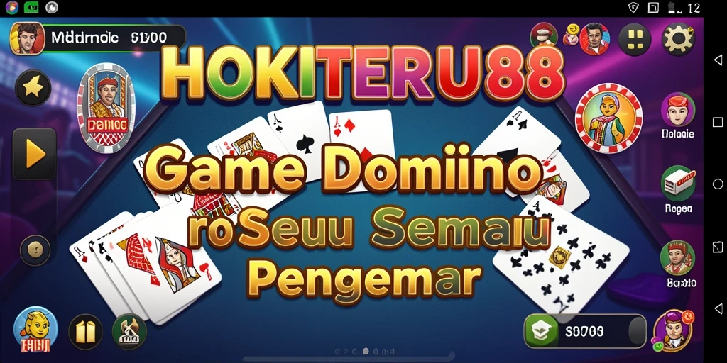 Screenshot menampilkan gameplay domino yang menegangkan dan seru.