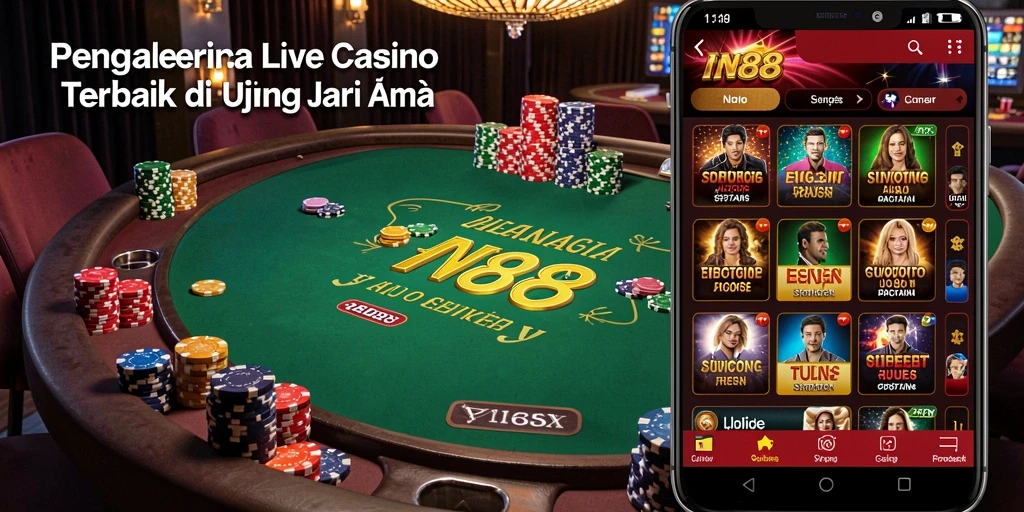 Tangkapan layar gameplay Live Casino yang menarik dan mendebarkan.