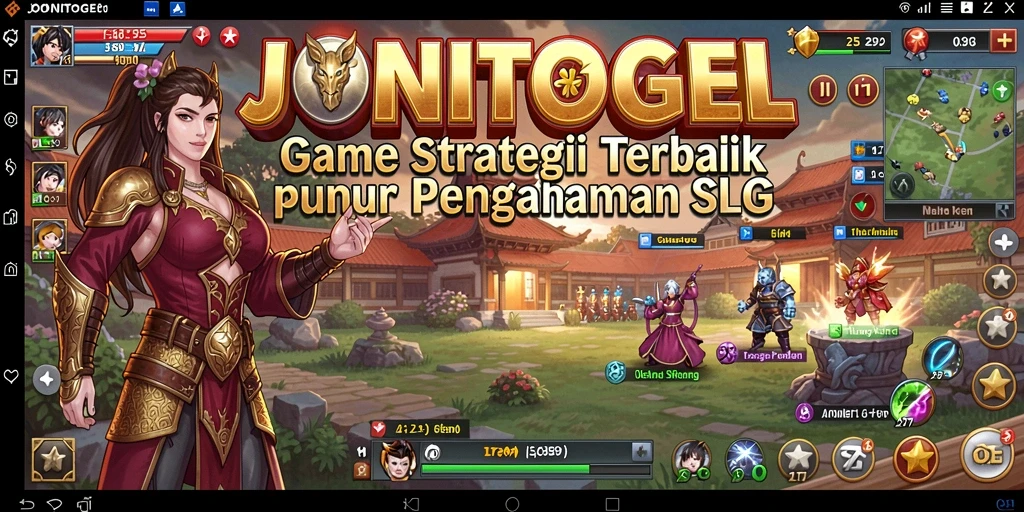 Tampilan gameplay yang seru dan menantang dari JONITOGEL.