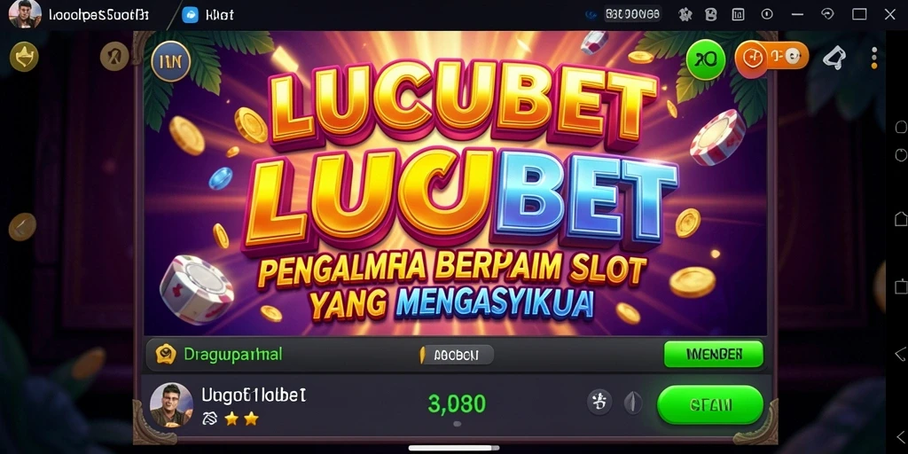 Tampilan gameplay menarik dari LUCUBET slot.