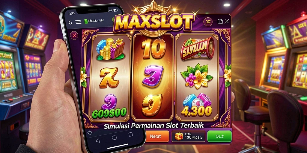 Gameplay MAXSLOT yang menarik dan seru saat bermain slot.