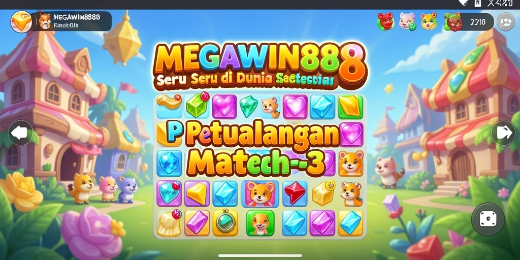 Tangkapan layar gameplay MEGAWIN888 yang penuh warna dan seru.