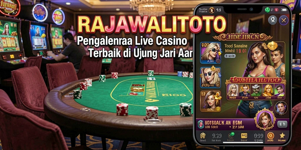 Tampilan gameplay mendebarkan di RAJAWALITOTO untuk pengalaman Live Casino.