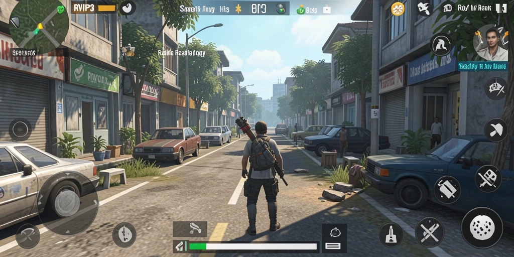 Tampilan menarik dari gameplay RVIP3 yang intens.