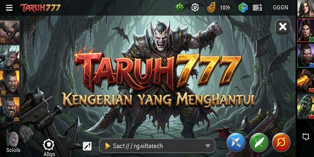 Screenshot menampilkan suasana mencekam dalam gameplay Horror.