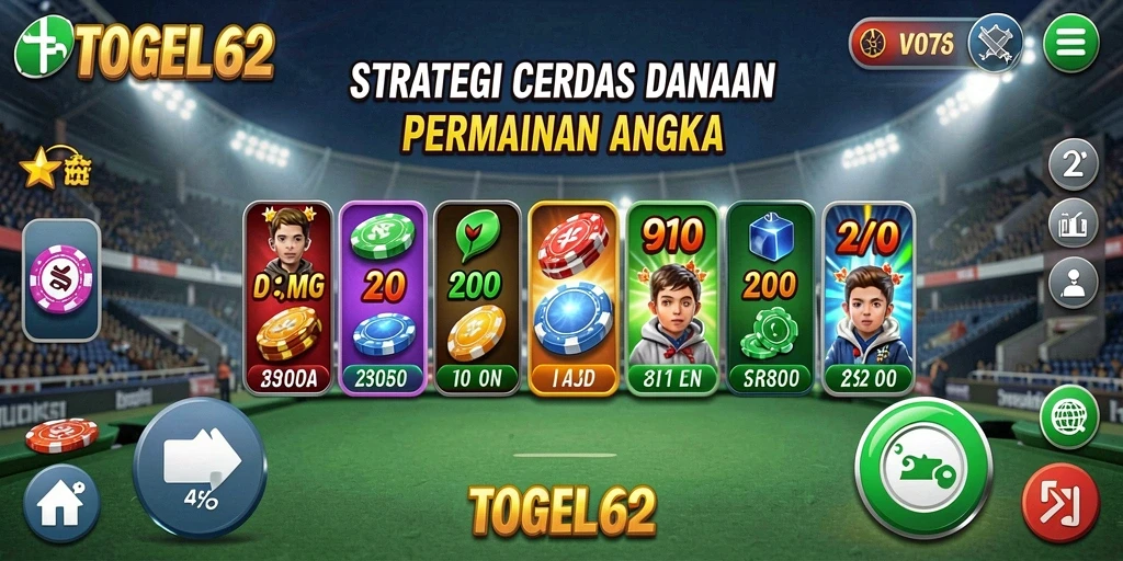 Tampilan gameplay TOGEL62 dengan strategi angka yang menarik.