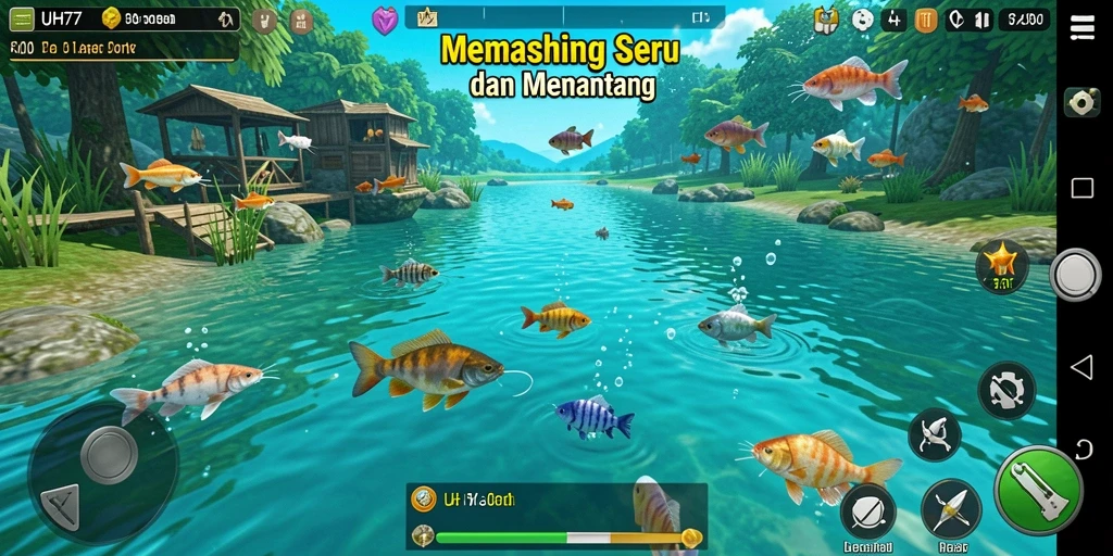 Tangkapan besar di tengah lautan dengan grafis memukau.